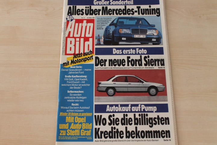Deckblatt Auto Bild (13/1989)
